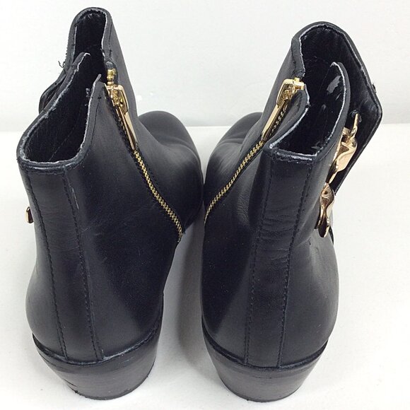 Sam Edelman Women's Peter Leather Ankle Bootie Boots Size 9 US 40 EU Black - Picture 7 of 12